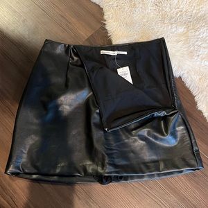 Vegan Leather Skirt